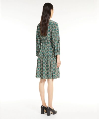 Weekend Max Mara Silk Crepe de Chine Dress 20243947 2