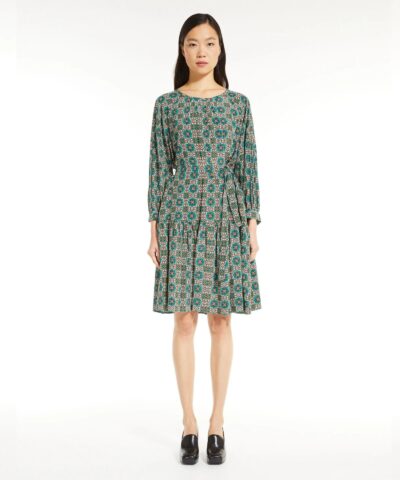 Weekend Max Mara Silk Crepe de Chine Dress-20243947