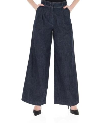 Weekend Max Mara Vacuo Pants In Blue-20251832