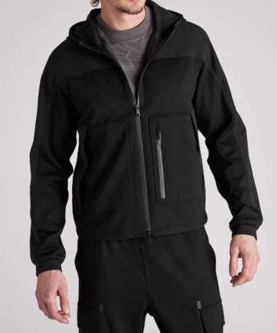 Z Zegna Techmerino%E2%84%A2 2 layers Wool Full Zip Hooded Sweatshirt 20237503 3