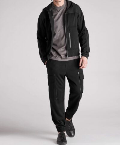 Z Zegna Techmerino%E2%84%A2 2 layers Wool Full Zip Hooded Sweatshirt 20237503 5
