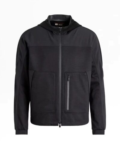 Z Zegna Techmerino™ 2-layers Wool Full Zip Hooded Sweatshirt-20237508