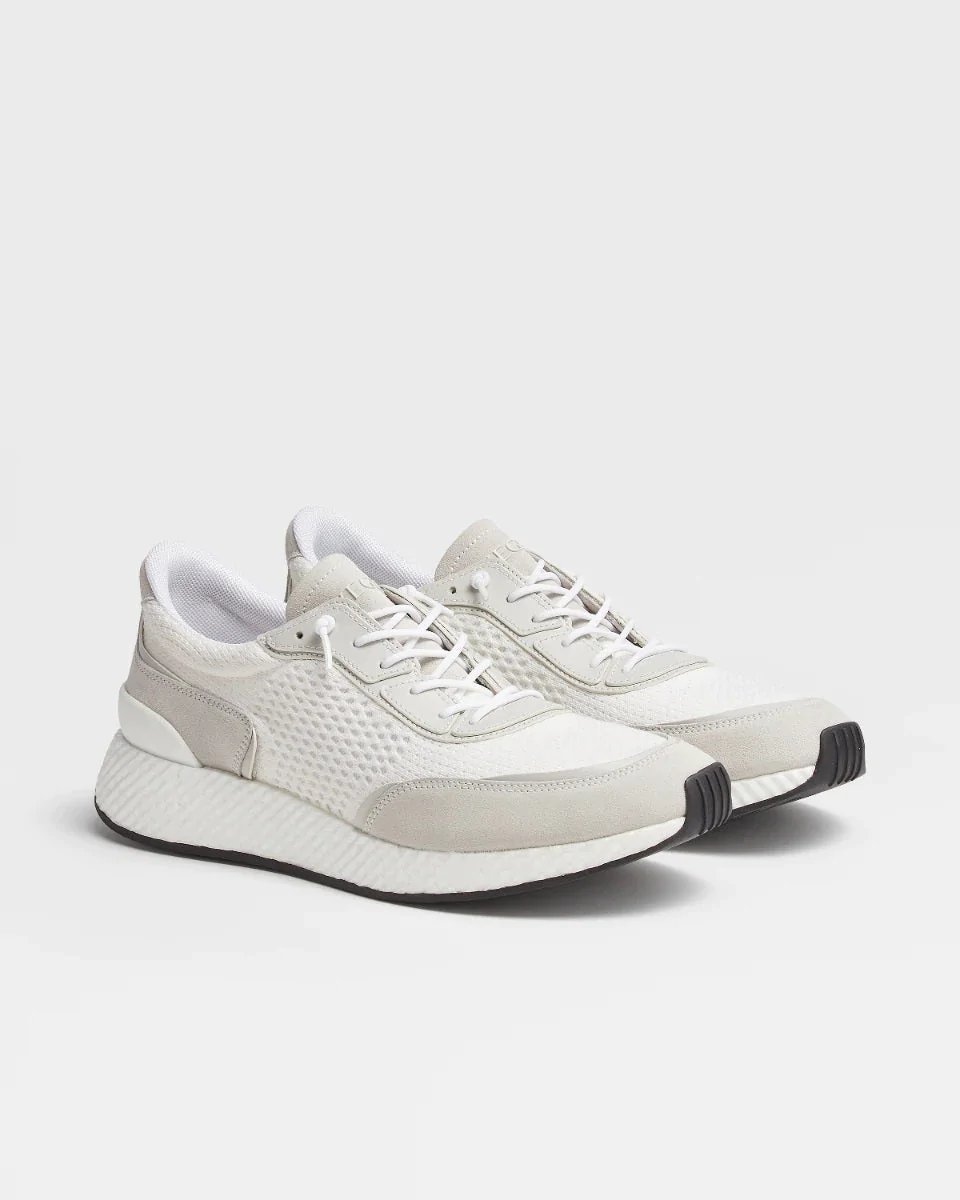 Alternative view of Zegna White Techmerino™ Wool Piuma Sneakers