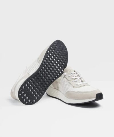 Zegna White Techmerino%E2%84%A2 Wool Piuma Sneakers 20240353 2