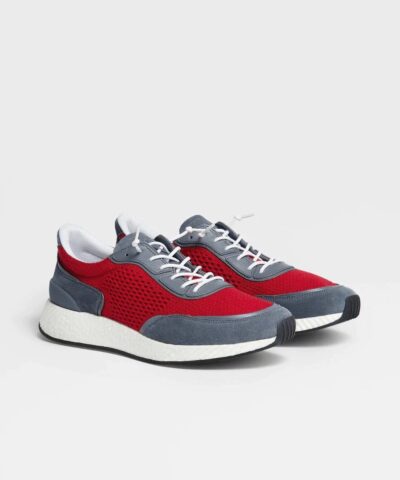 Zegna White Techmerino%E2%84%A2 Wool Piuma Sneakers 20240353 5