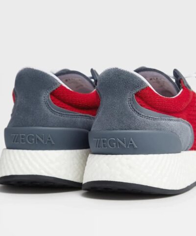 Zegna White Techmerino%E2%84%A2 Wool Piuma Sneakers 20240353 9