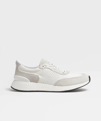 Zegna White Techmerino™ Wool Piuma Sneakers-20240364