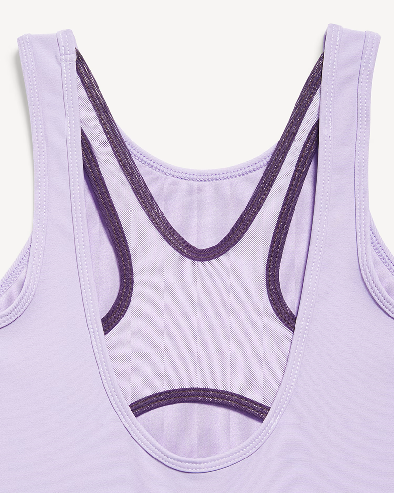 Alternative view of Sleeveless Ribbed Athletic Dress for Girls