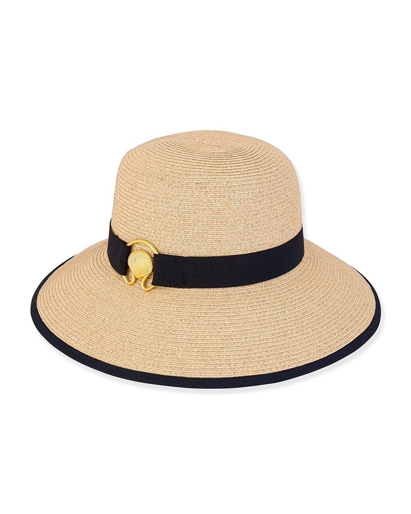 Sun 'N' Sand Columba Women's Paper Braid Floppy Hat - HH3103