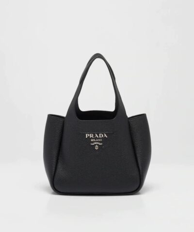 Prada Flou Black Tote Bag-20241280