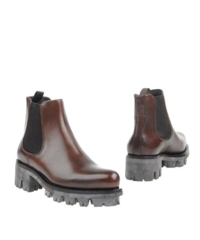 Alternative view of Prada Leather Lug Chelsea Boots