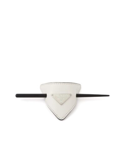 Alternative view of Prada White Leather Hair Clip