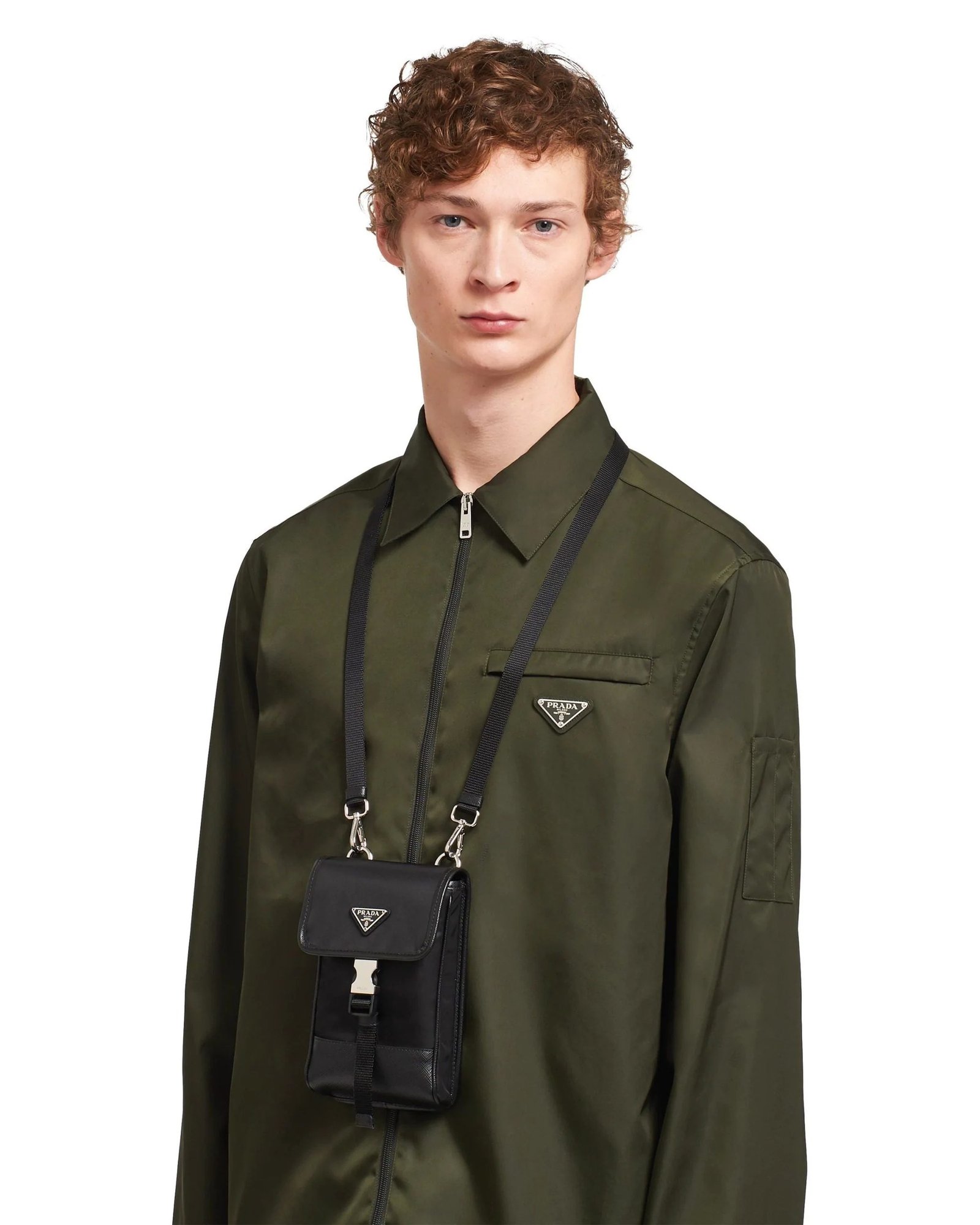 Alternative view of Prada Re-Nylon And Saffiano Leather Smartphone Case