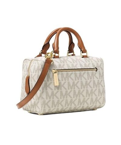 products 2017 11 27 10 26 42 Michael Kors MICHAEL Kirby Mini Satchel Vanilla Print Handbag New Handbags Ama