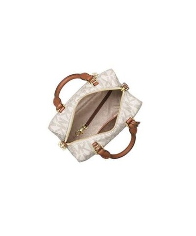 products 2017 11 27 10 27 18 Michael Kors MICHAEL Kirby Mini Satchel Vanilla Print Handbag New Handbags Ama