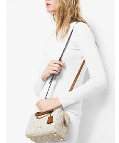 products 2017 11 27 10 27 57 Michael Kors MICHAEL Kirby Mini Satchel Vanilla Print Handbag New Handbags Ama