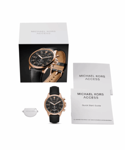 products 2019 02 03 09 15 45 Michael Kors Gage Rose Gold Tone Hybrid Smartwatch 45mm Bloomingdale s