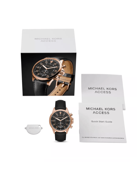 Alternative view of Michael Kors Access Gage Rose Gold-Tone Hybrid Smartwatch, 45mm
