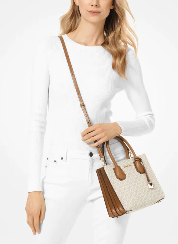 Alternative view of Michael Michael Kors Mercer Medium Logo Accordion Crossbody