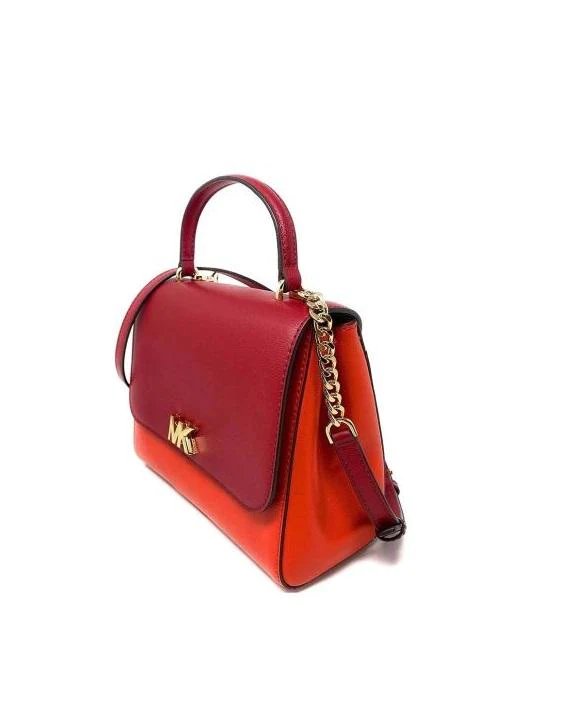 Alternative view of Michael Kors Mott Medium Leather Satchel Convertible Crossbody Bag