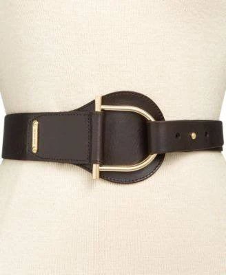 Michael Kors Tapered Pullback Belt Black-20229764