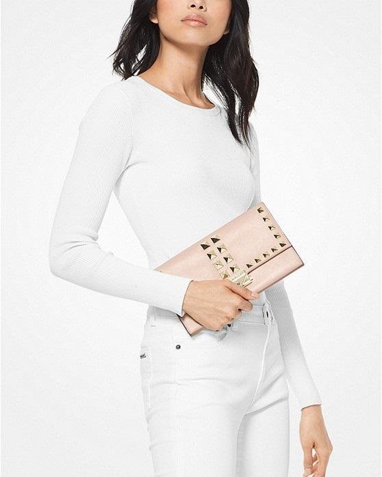 Alternative view of MICHAEL Michael Kors Cece Large Studded Leather Convertible Crossbody Bag