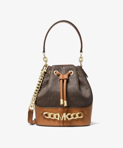Michael Kors Devon Small Two-Tone Logo Bucket Bag-20239844