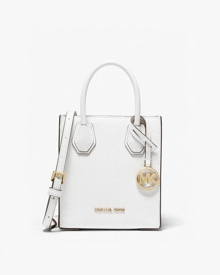 Alternative view of Michael Kors Mercer Extra-Small Pebbled Leather Crossbody Bag