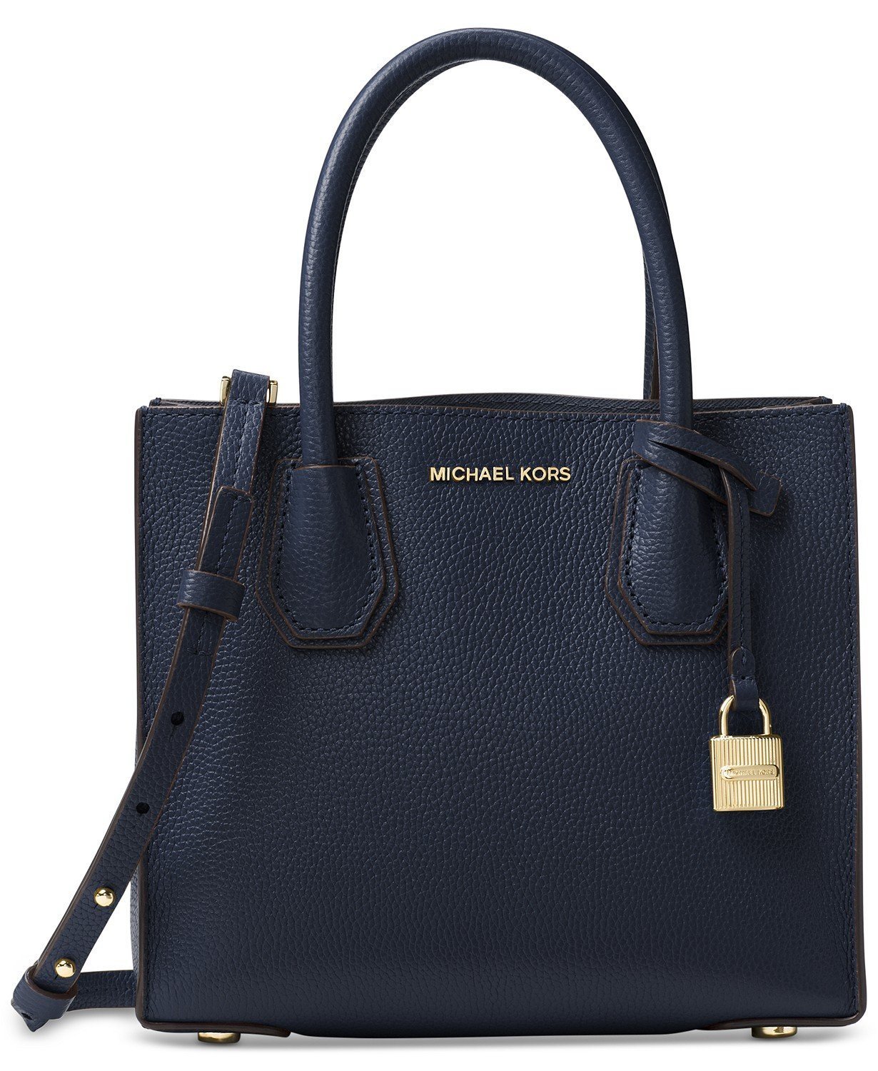 MICHAEL Michael Kors Mercer Medium Bonded-Leather Crossbody-20224662