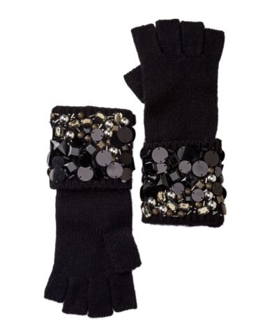 Michael Michael Kors Embellished Fingerless Gloves-20224873