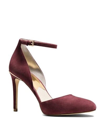 Michael Michael Kors Georgia Ankle Strap High Heel Pumps-20229243