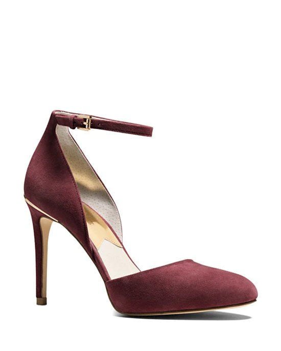 Michael Michael Kors Georgia Ankle Strap High Heel Pumps-20229242