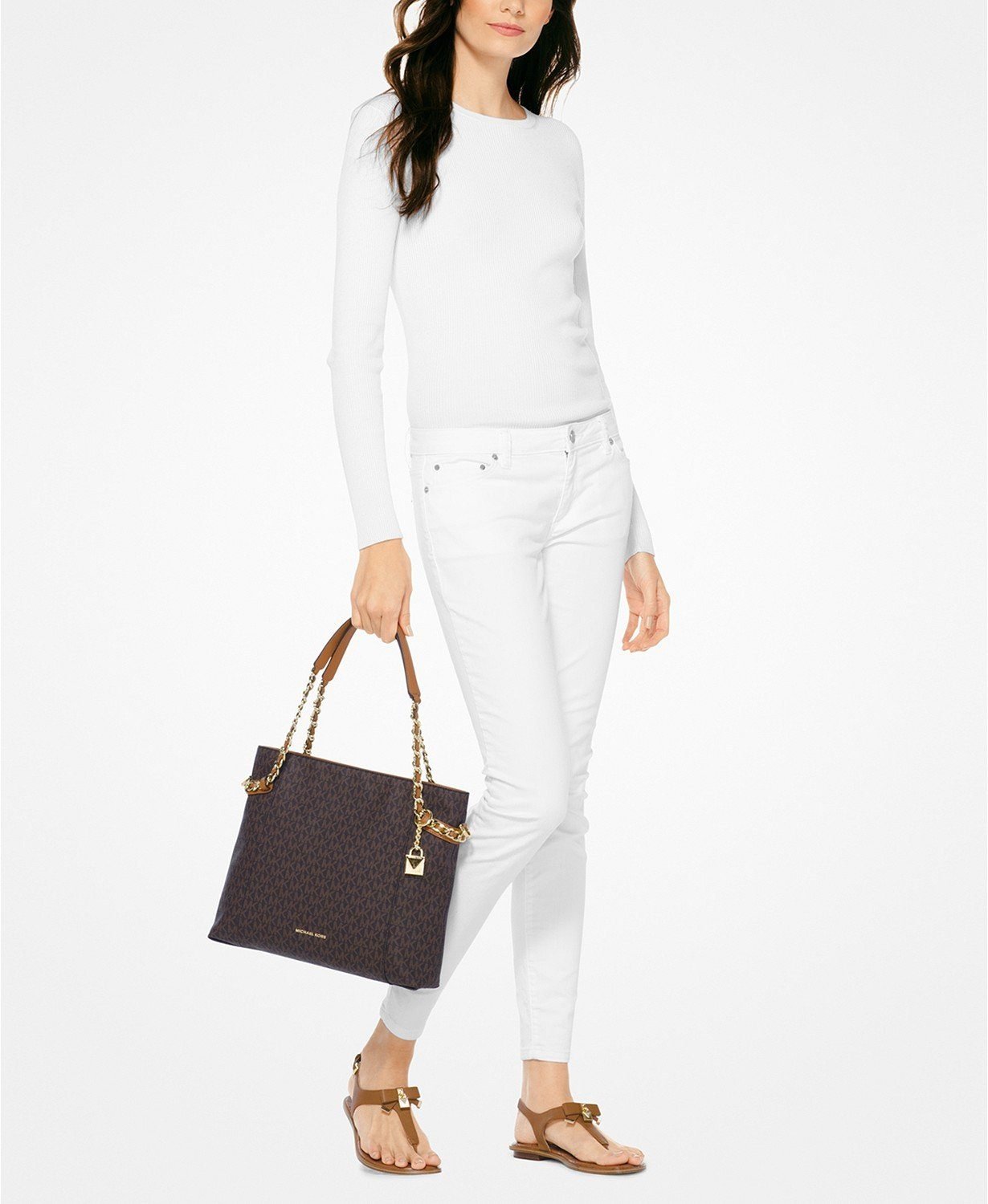 Alternative view of MICHAEL Michael Kors Signature Remy Shoulder Tote
