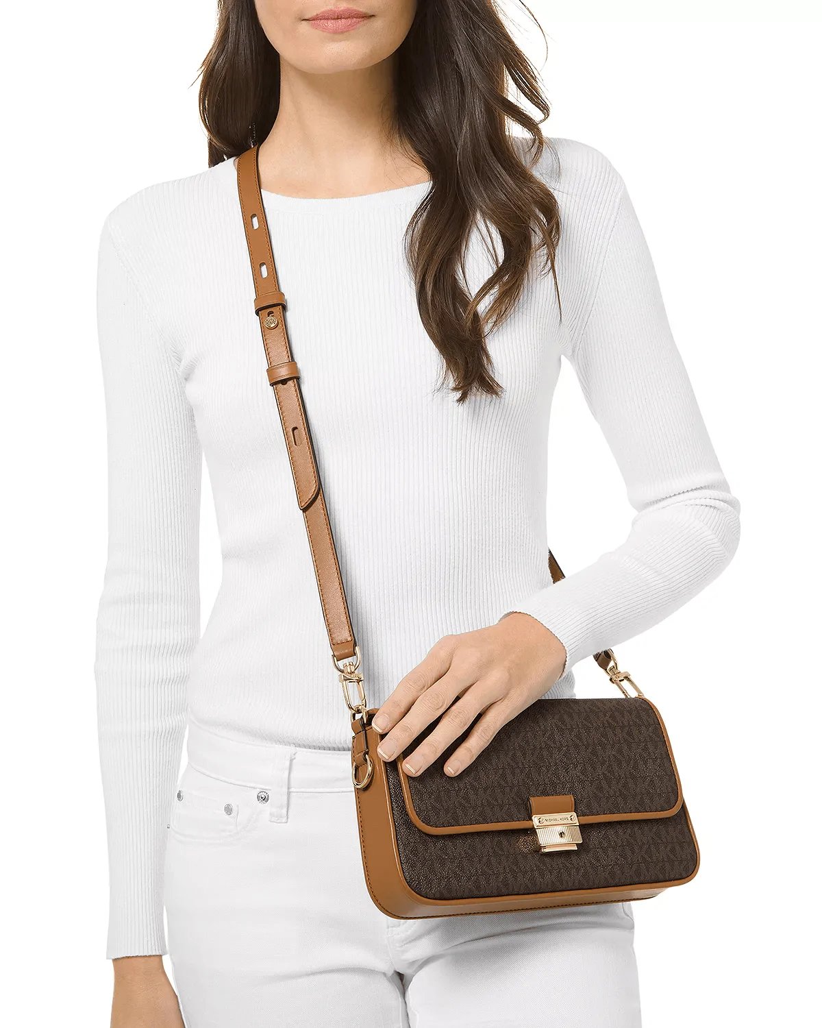 Alternative view of MICHAEL Michael Kors Bradshaw Small Logo Convertible Shoulder Bag
