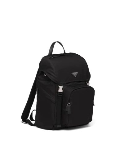 Prada Nylon and Saffiano Leather Backpack - Image 3
