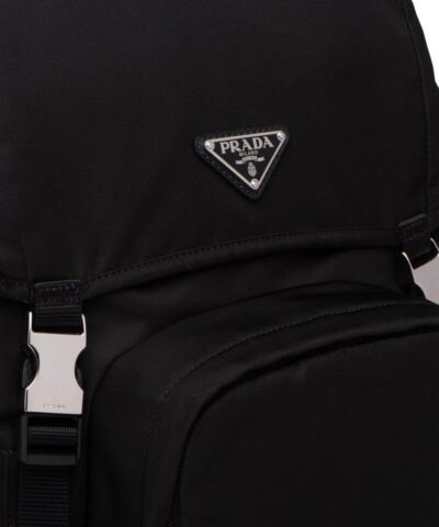 Prada Nylon and Saffiano Leather Backpack - Image 6