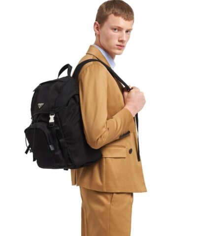 Alternative view of Prada Nylon and Saffiano Leather Backpack