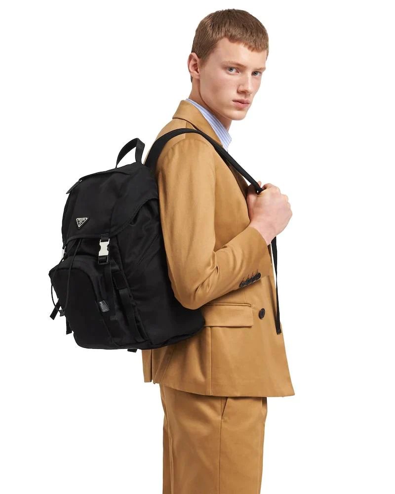 Alternative view of Prada Nylon and Saffiano Leather Backpack