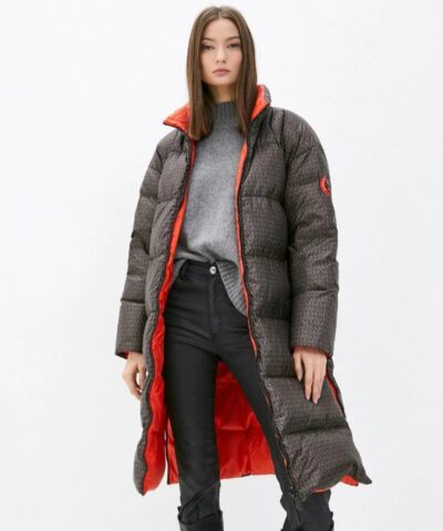 MICHAEL Michael Kors Logo Ciré Reversible Puffer Coat-20239239