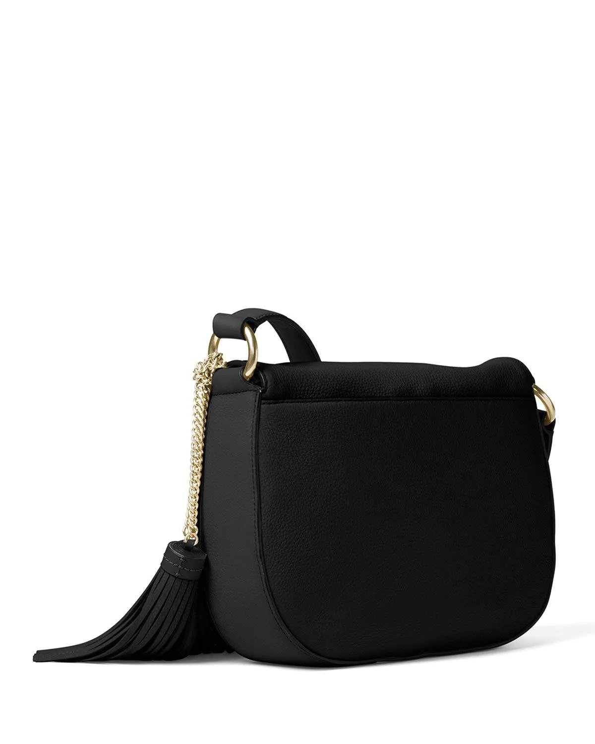 Alternative view of MICHAEL Michael Kors Elyse Large Saddle Bag Black