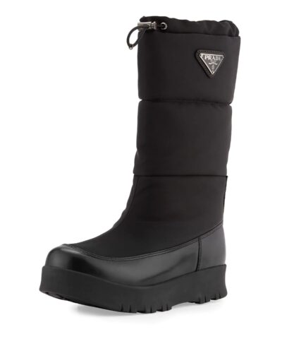 Prada Linea Rossa Nylon Platform Snow Boot-20227885
