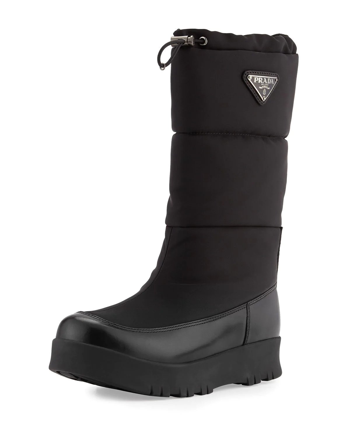 Prada Linea Rossa Nylon Platform Snow Boot-20227885