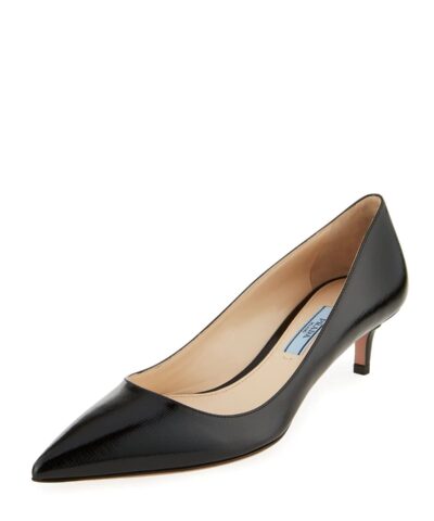 Prada Patent Saffiano 45mm Pump-20227838