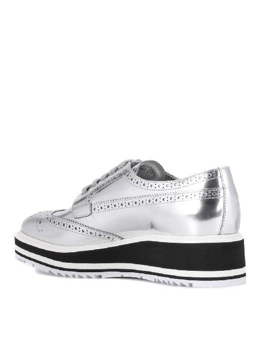 Alternative view of Prada Wingtip Platform Bluchers