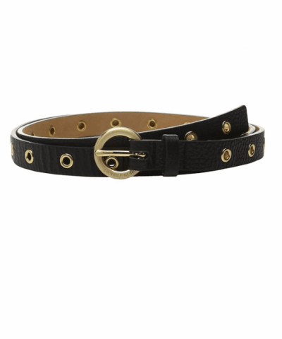 Michael Kors Women's Genuine Leather Skinny Grommet Belt-20225717