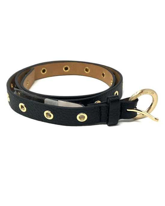 Alternative view of Michael Kors Women's Genuine Leather Skinny Grommet Belt