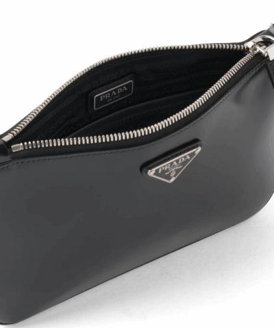 Prada Brushed Leather Shoulder Bag - Image 4