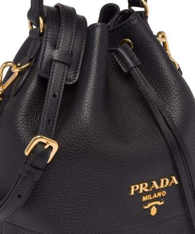 Prada Leather Bucket Bag - Image 6