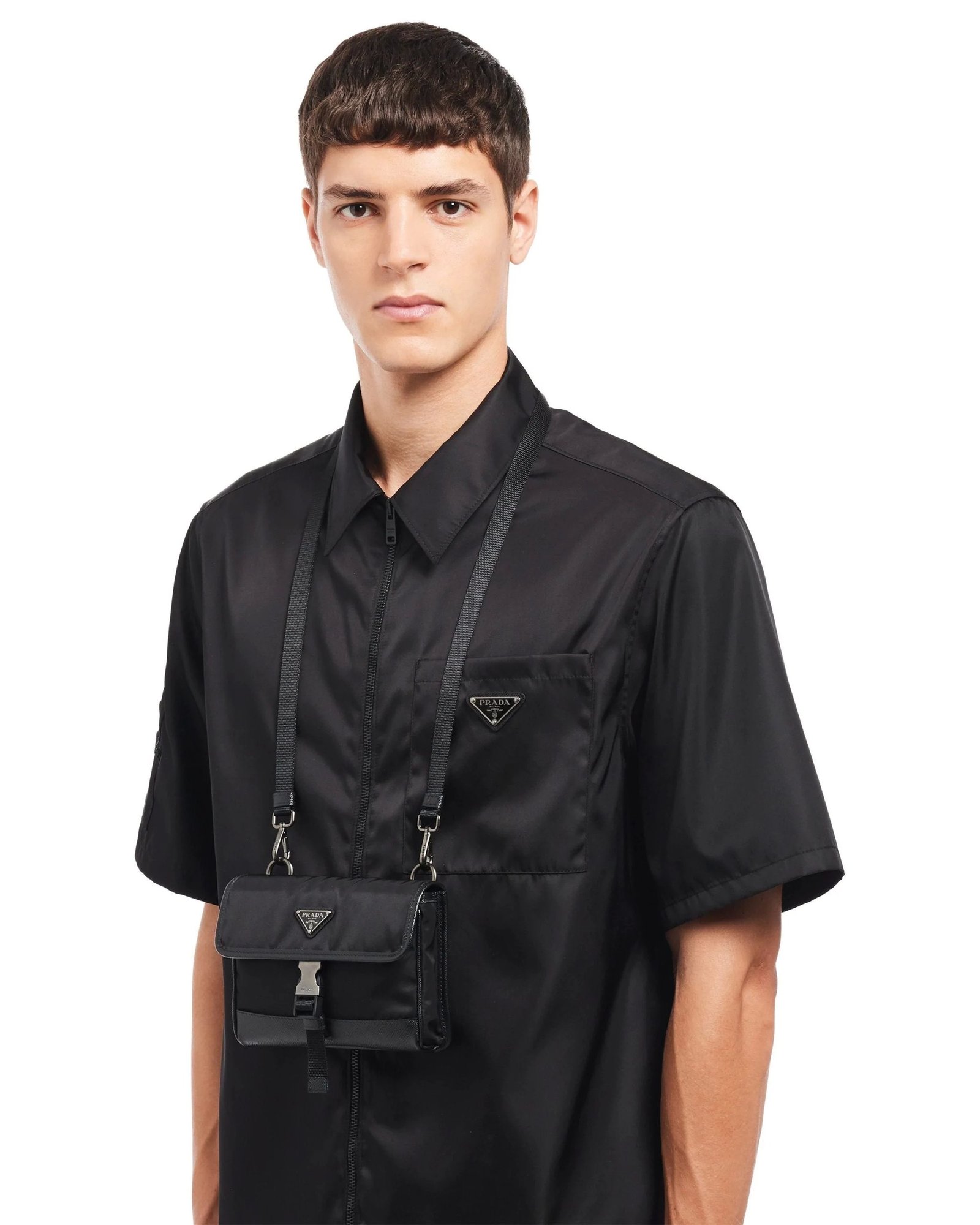 Alternative view of Prada Re-Nylon And Saffiano Leather Smartphone Case