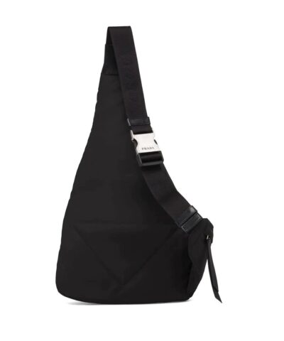 Alternative view of Prada Re-Nylon Logo-Plaque Backpack